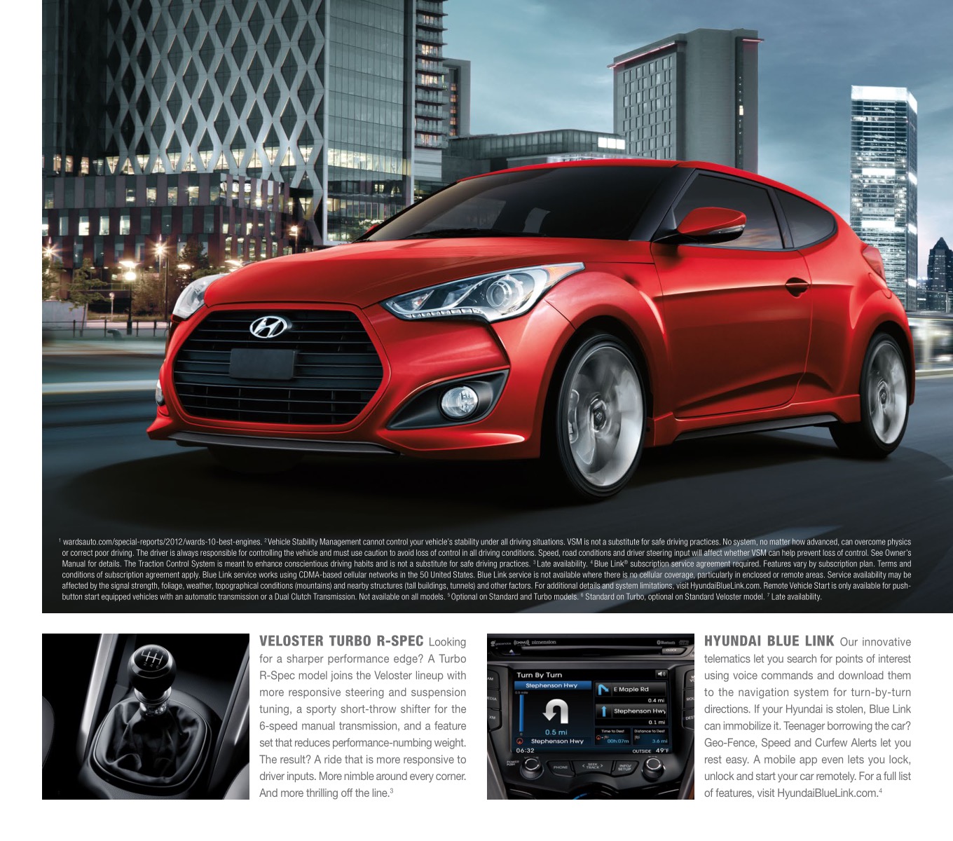 2014 Hyundai Veloster Brochure Page 7